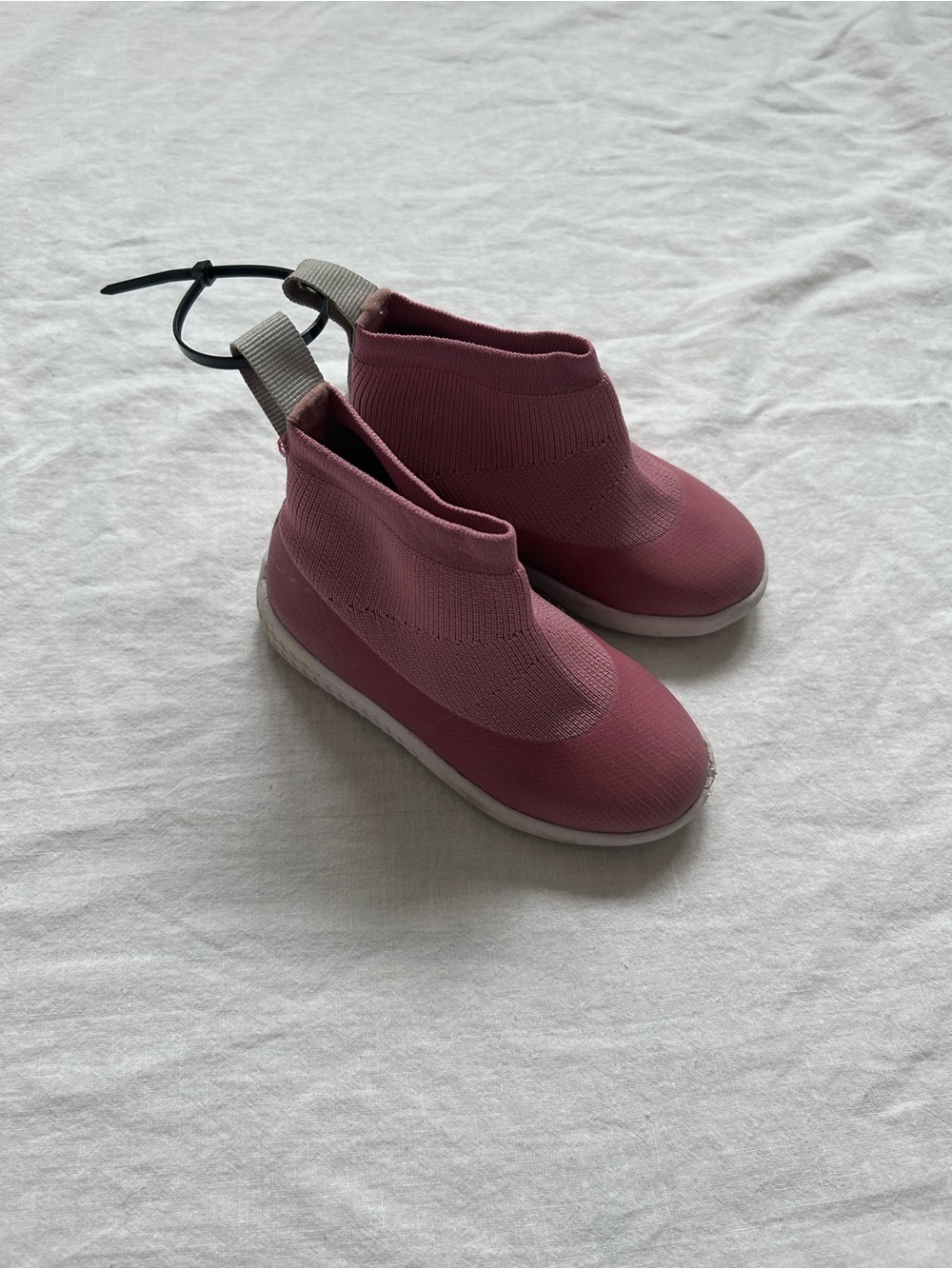 Kids Slip-On high top Minimocs in Dusty Rose